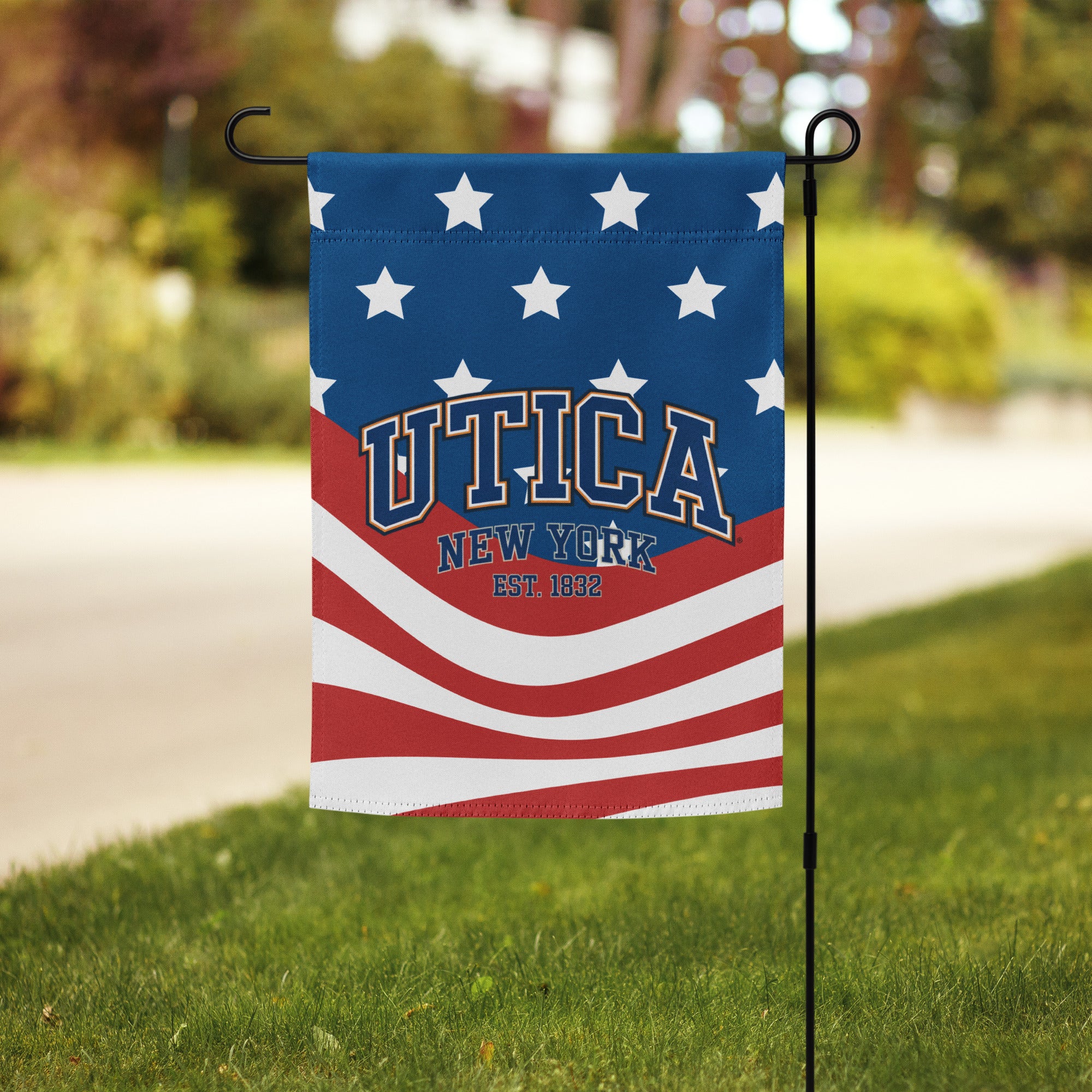 Utica EST 1832 Garden Flag | USA Yard Flag | Utica – Utica Store