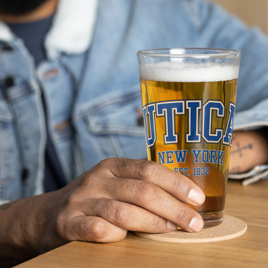 Utica EST 1832 16 oz shaker pint glass
