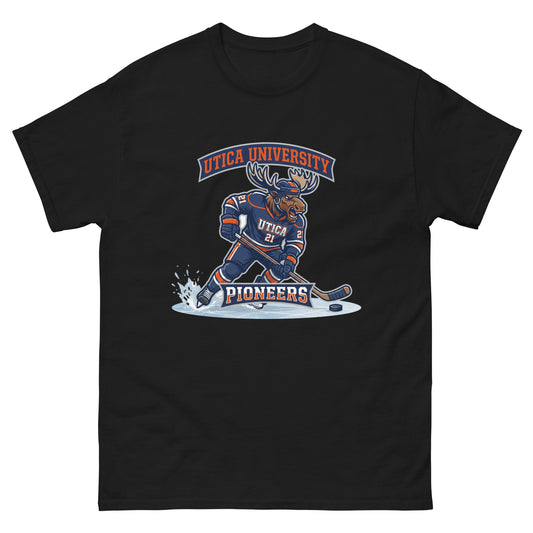 Utica Pioneers unisex cotton t-shirt, front